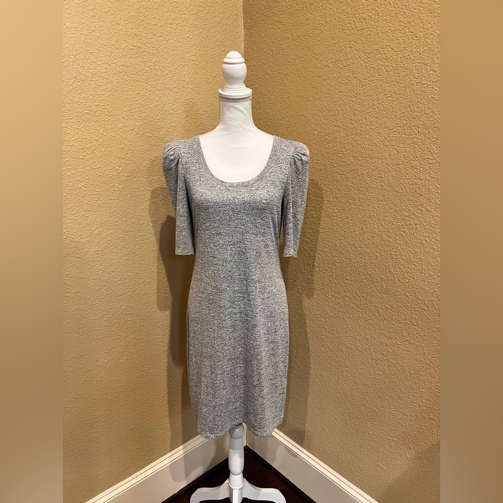 Daily Ritual Sweater Dress with Puff Shoulder